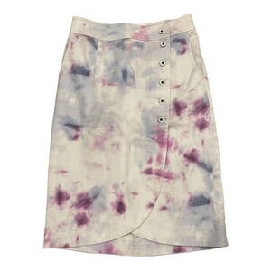 Anthropologie Pastel Tie Dye Tulip Mini Skirt Size 0‎